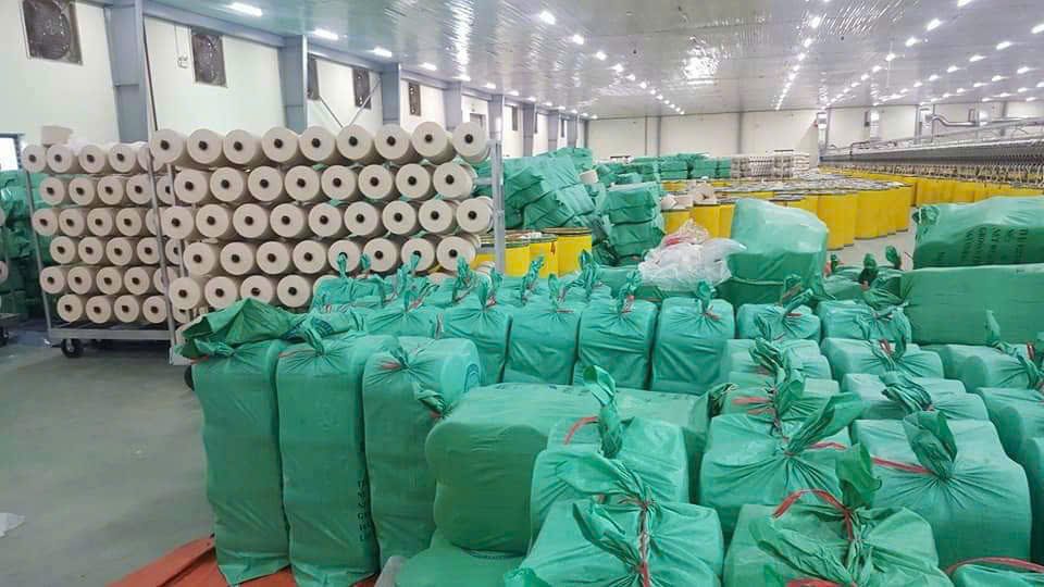 OE یارن کی کونز اور پیک شدہ بیگ